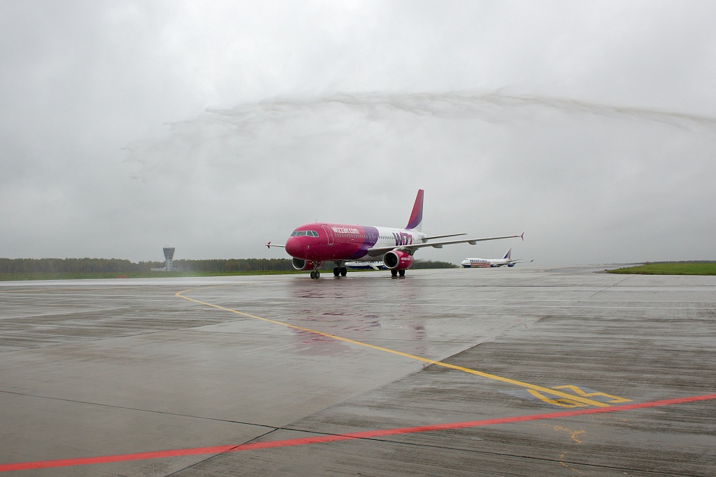 Первый рейс авиакомпании Wizz Air на воздушной линии Москва (Внуково) - Будапешт | Международный аэропорт Внуково