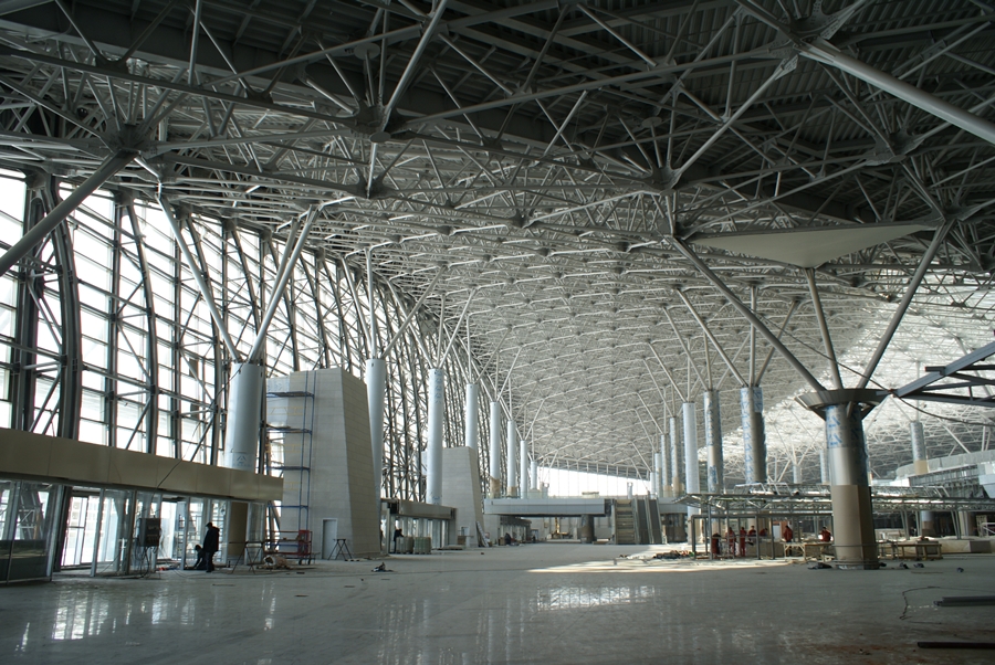 The construction of Terminal A | Vnukovo International Airport